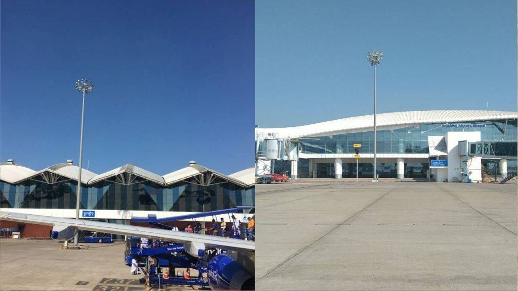 Indore and Bhopal airport