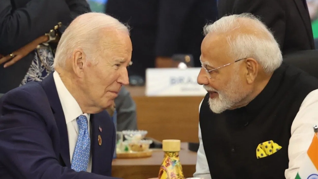 Pm Modi with Joe Biden