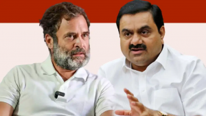 Rahul Gandhi and Gautam Adani