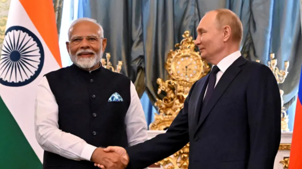 President Vladimir Putin and PM Narendra Modi