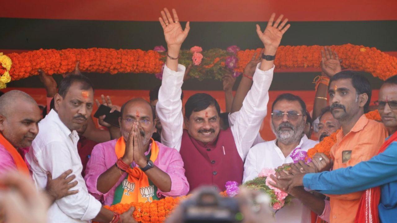 CM Mohan Yadav addressed the election rally in Deoghar, Jharkhand