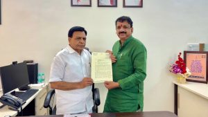 Bhopal MP Alok Sharma met Finance Minister Jagdish Deora