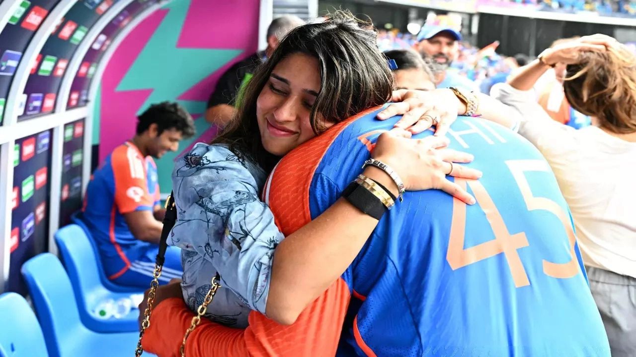 Rohit Sharma and Ritika Sajdeh