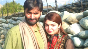 Yasin Malik with Mushal Hussain Malik