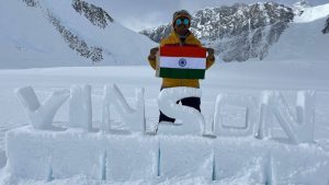 Jyoti Ratre became the first mountaineer from MP to reach the high camp of Mount Vinson