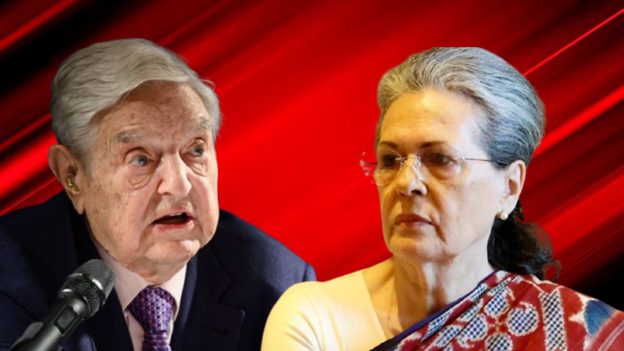 Sonia Gandhi and George Soros