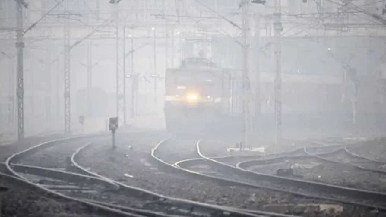 Train in Fog