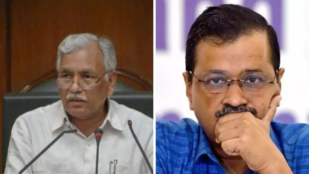 Ramnivas Goyal and Arvind Kejrival