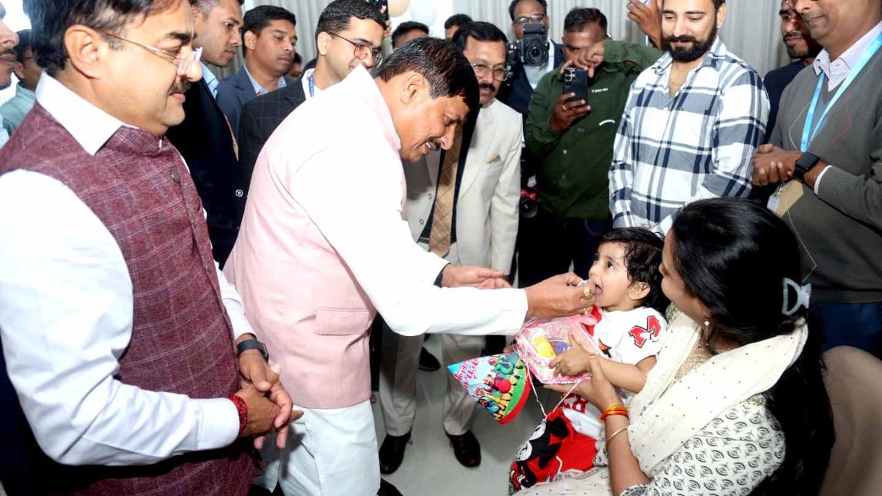 CM Mohan Yadav started the Pulse Polio campaign