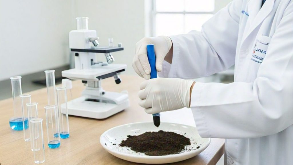 There is no testing facility in 265 soil testing laboratories of Madhya Pradesh