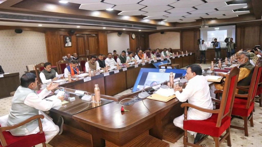 The first cabinet meeting was held after the CM's foreign tour, in which many important decisions were taken