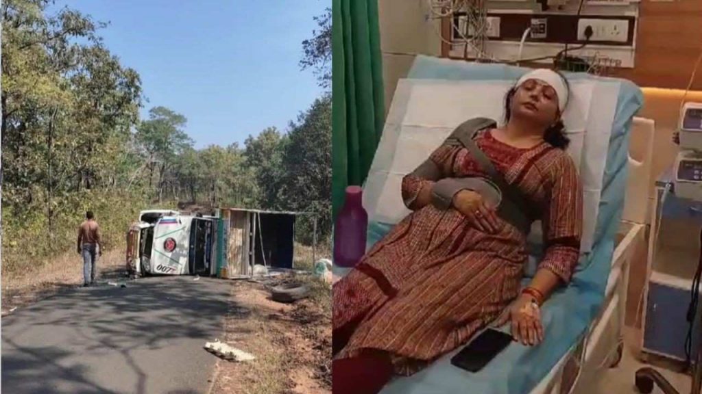 Narmadapuram: Bhopal DSP's car hit by a pickup, three people injured