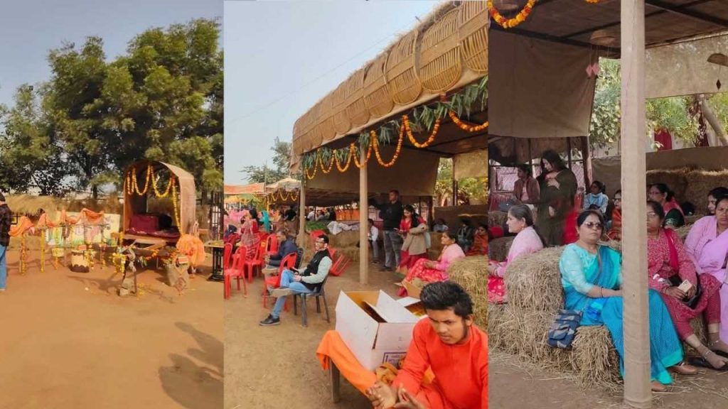 Gwalior: Destination wedding took place in the state's biggest cowshed