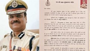 DGP Kailash Makwana wished the policemen a Happy New Year