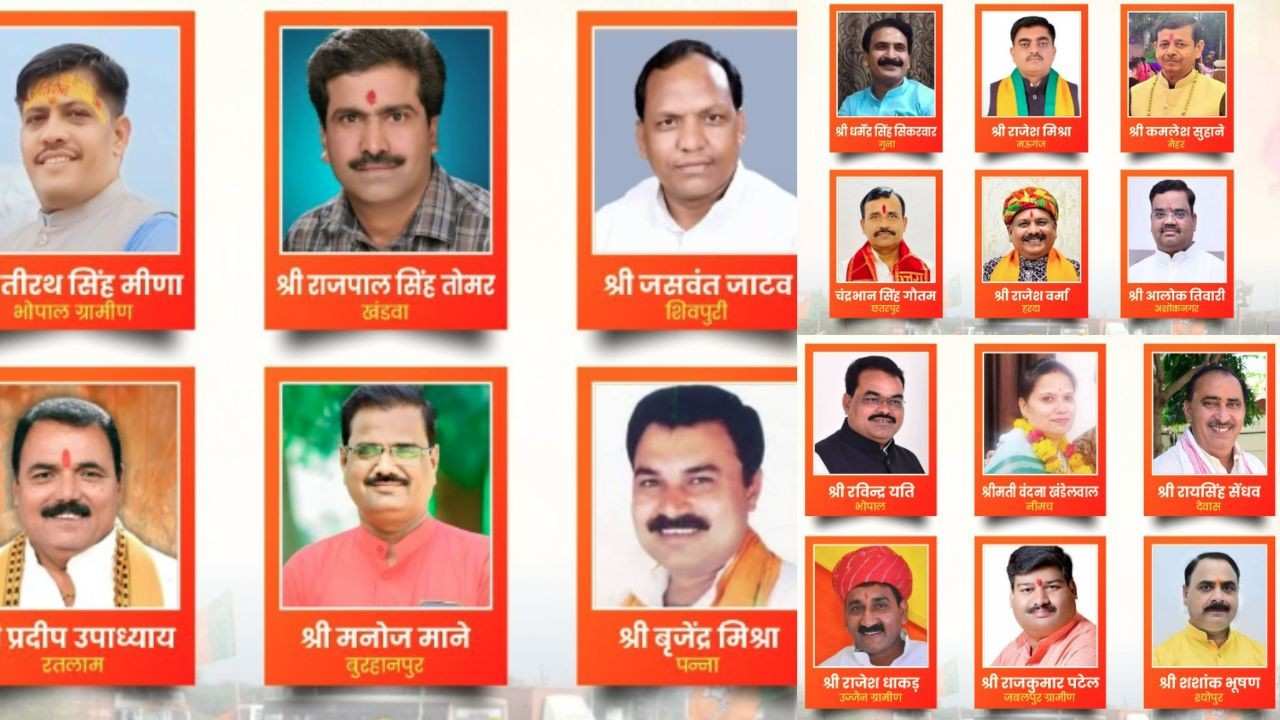 BJP released the list of district presidents for 18 districts