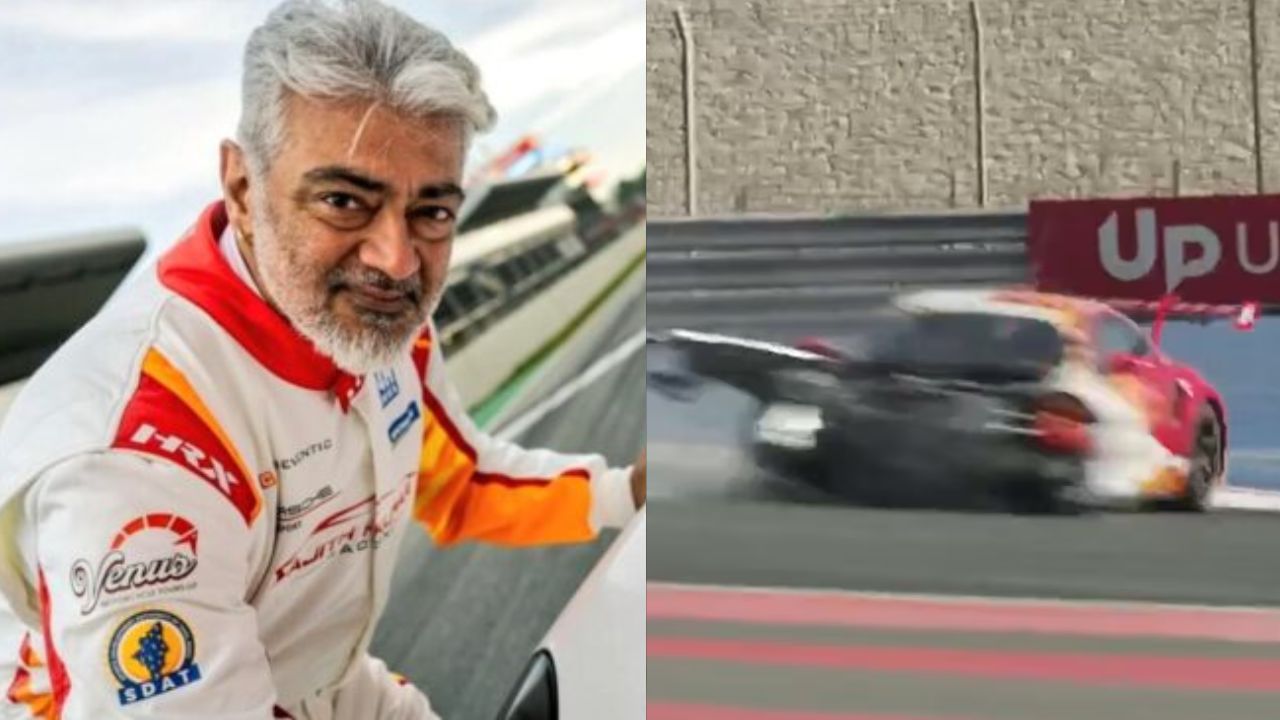 Tamil Superstar Ajith's Kumar Racing Car Crashes