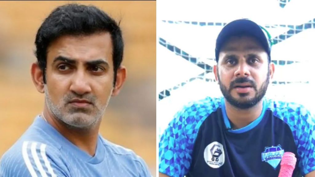 Gautam Gambhir and Manoj Tiwary