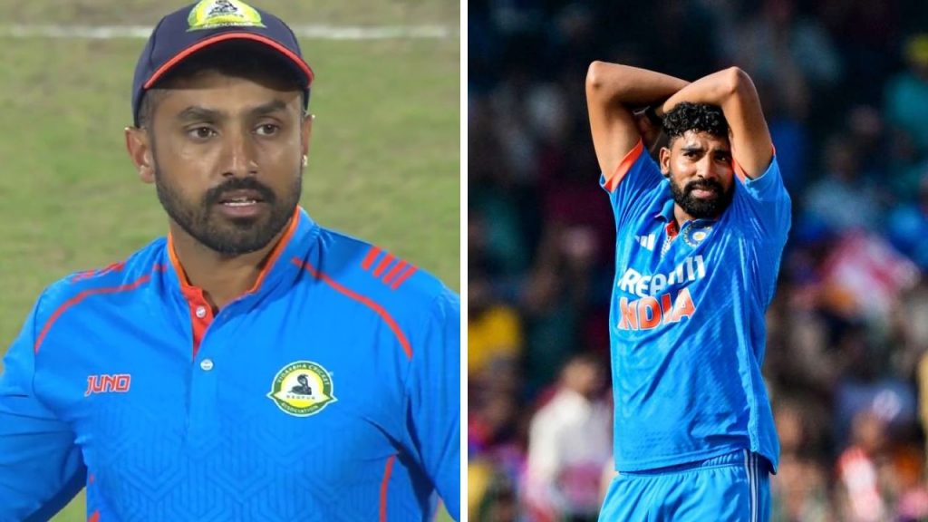 Karun Nair and Mohmmad Siraj