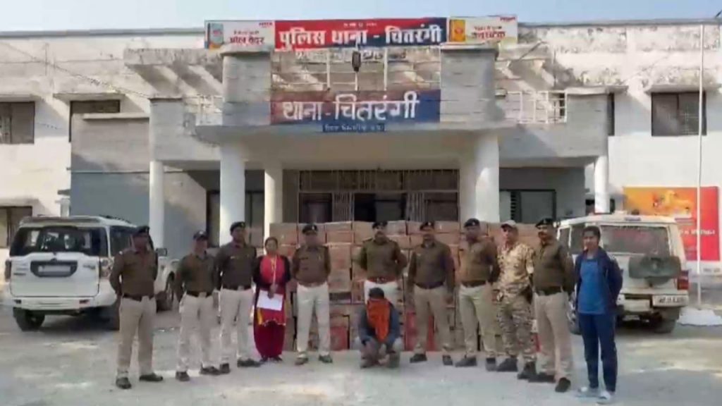 Singrauli: Police seized 453 boxes of illicit liquor worth Rs 25 lakh