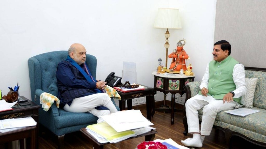 CM Mohan Yadav met Home Minister Amit Shah in New Delhi
