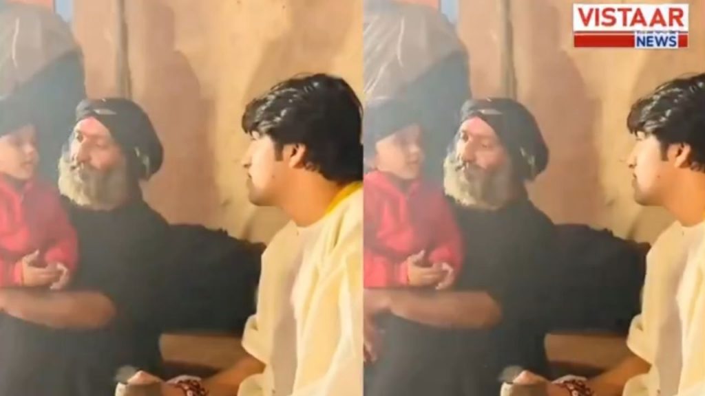 Video of Baba Bageshwar talking to a girl is going viral