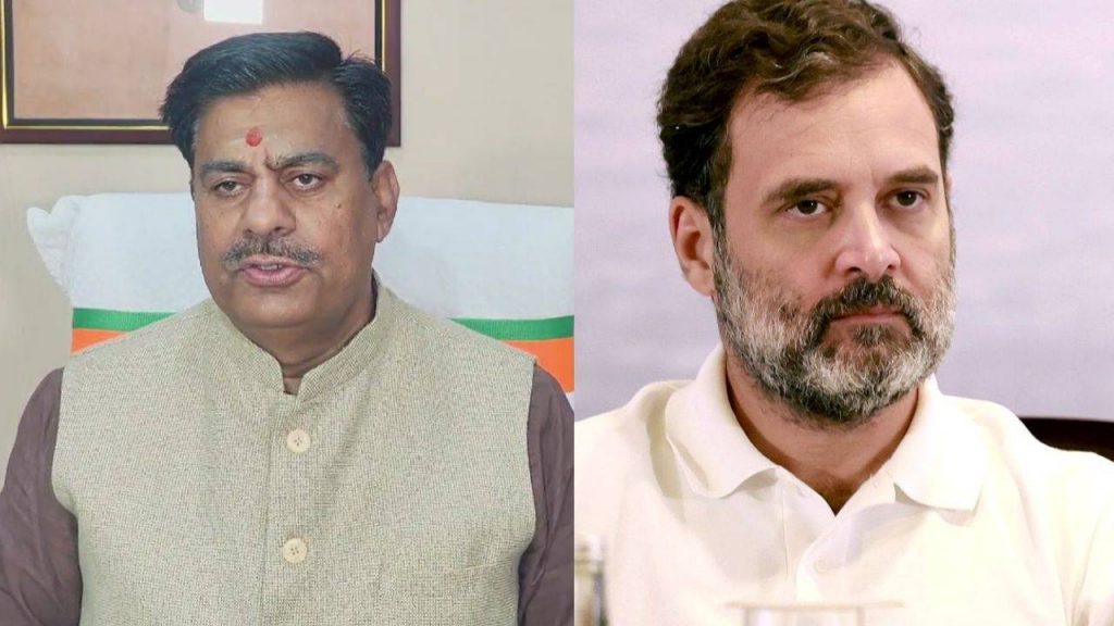 BJP MLA Rameshwar Sharma called Rahul Gandhi chunavi Hindu
