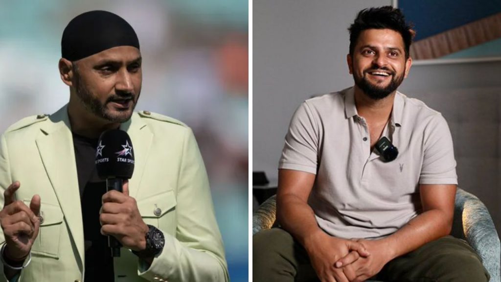 Harbhajan Singh and Suresh Raina
