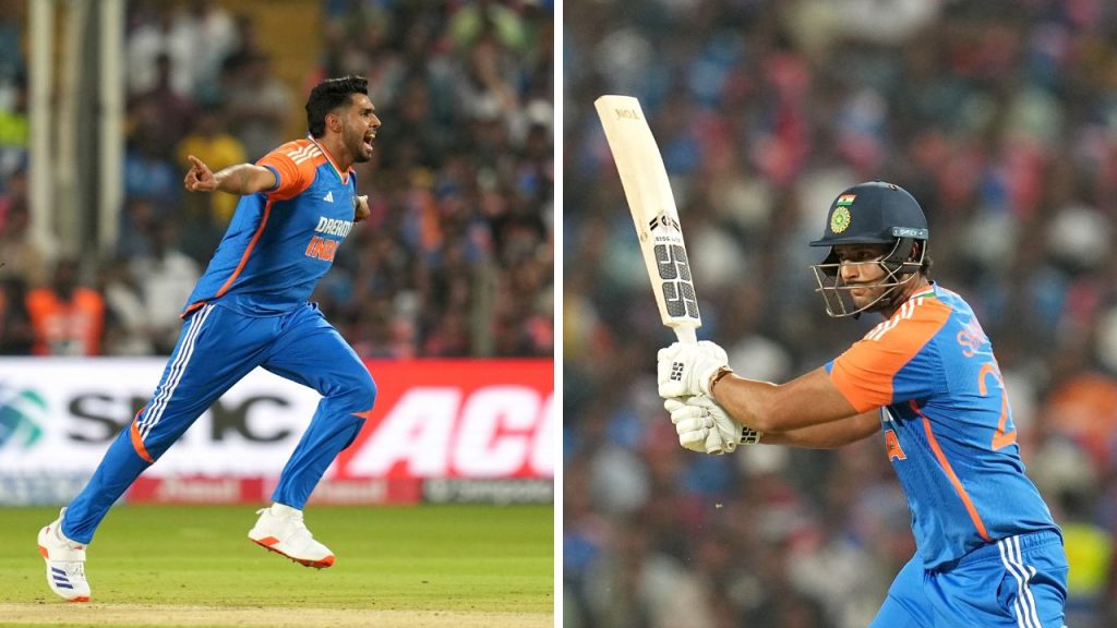 Harshit Rana and Shivam Dube