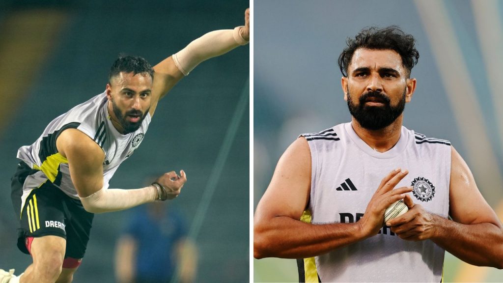 Ramandeep Singh and Mohammad Shami