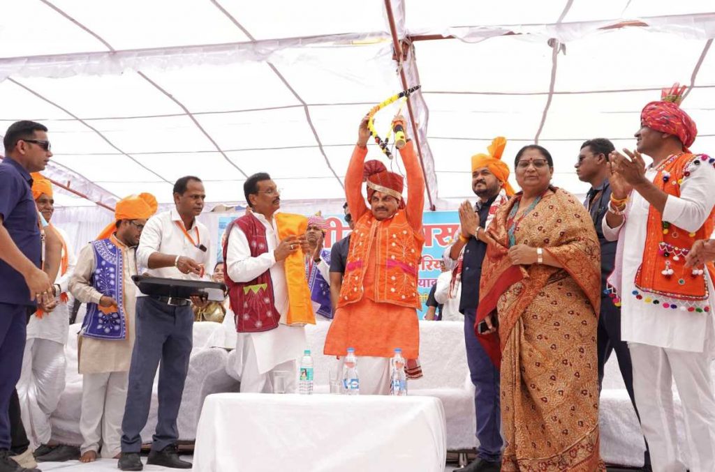 CM Mohan Yadav participated in the Bhagoria festival of Jhabua