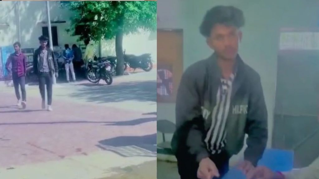 Reel inside the police station in Shivpuri.