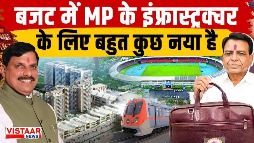 What did Madhya Pradesh get for its infrastructure projects in its budget?
