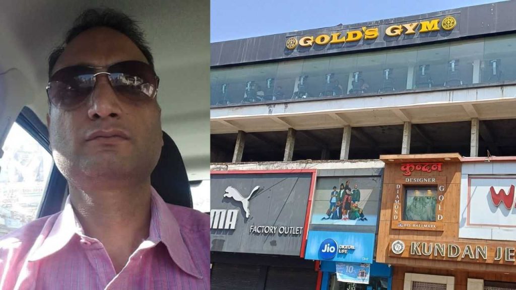 A man died while exercising in a gym.