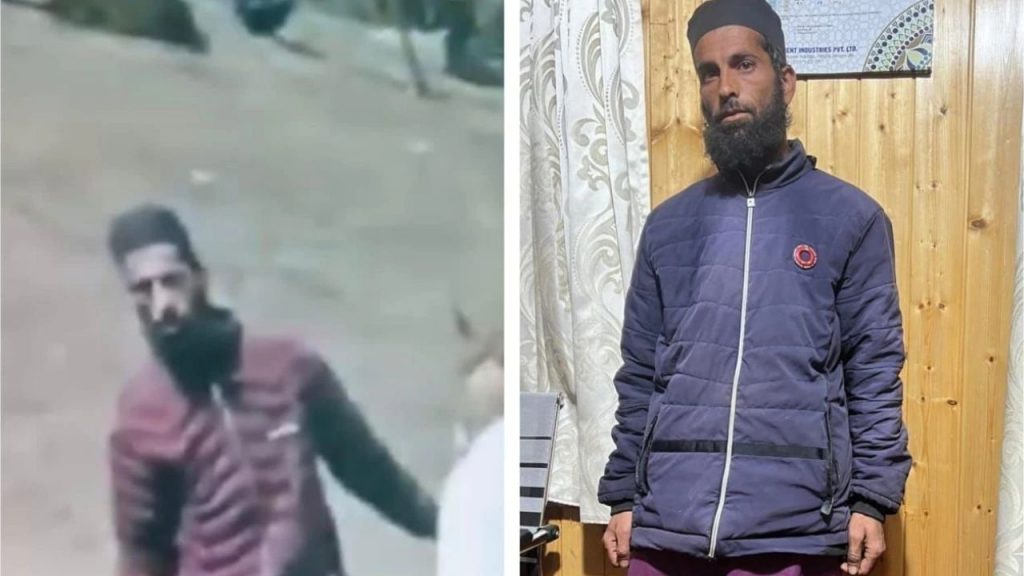 Pahalgam terror attack suspect taken into custody by police.