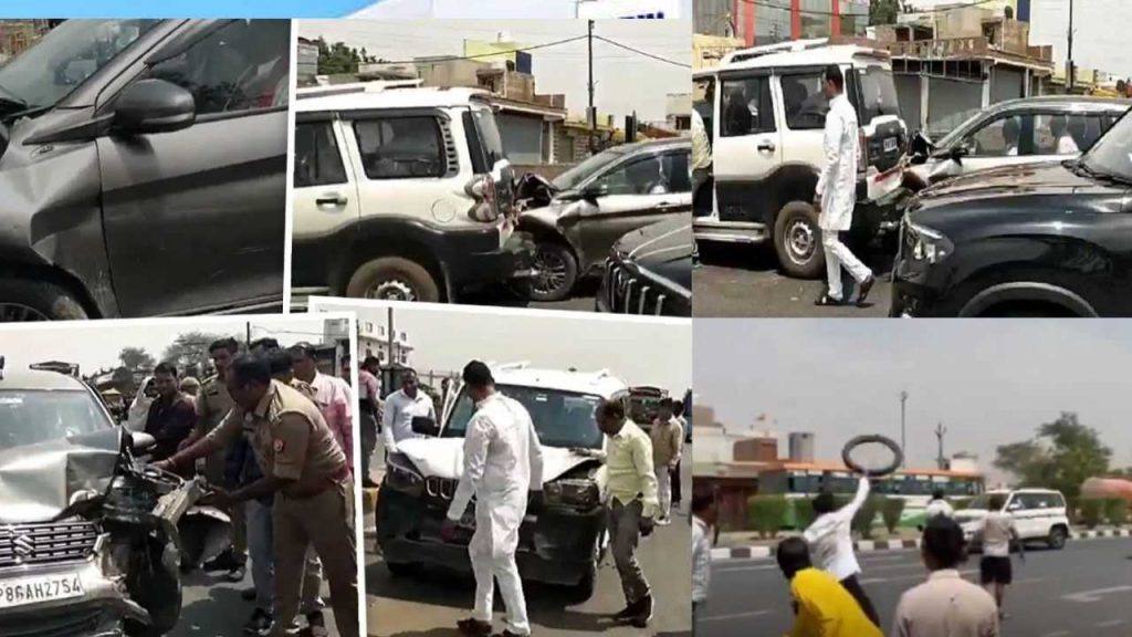 SP MP Ramjilal Suman's convoy was attacked by Karni Sena