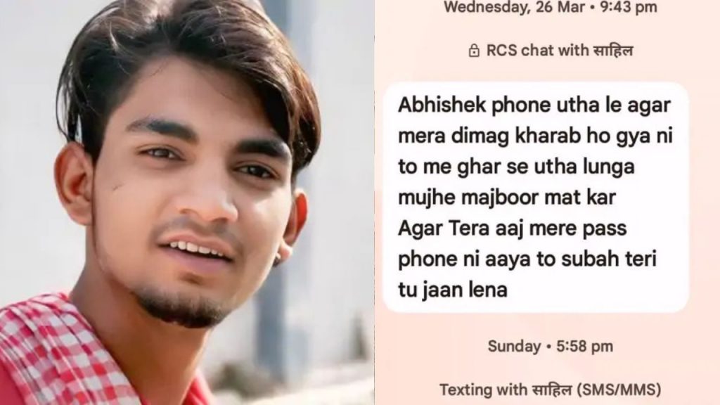 Fed up with the threats, the young man committed suicide.