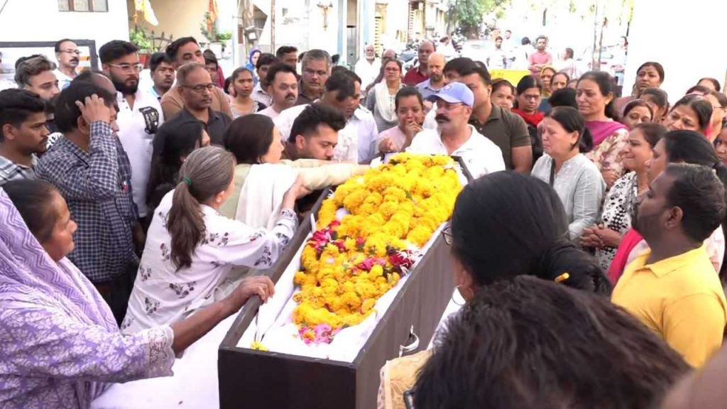 Last rites of Sushil Nathaniel, killed in Pahalgam terror attack, performed