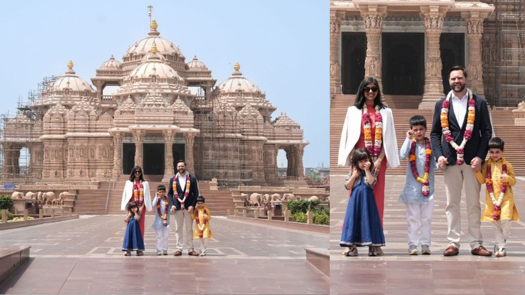 JD Vance with Family