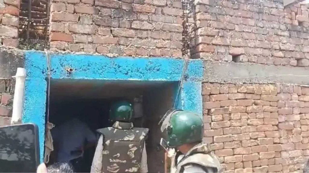 Police reached the spot after the bodies of three people were found in the same house.