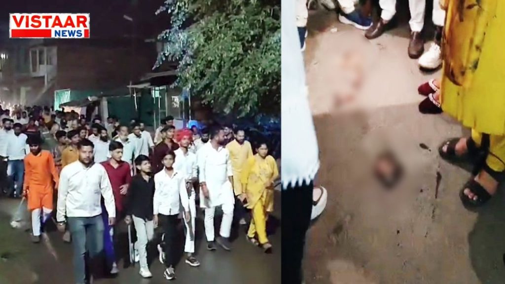 Pieces of meat found in the procession of Panna Hanuman Jayanti