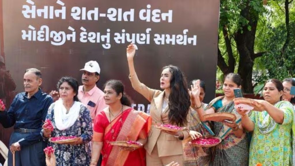 Col Sofiya Qureshi's family