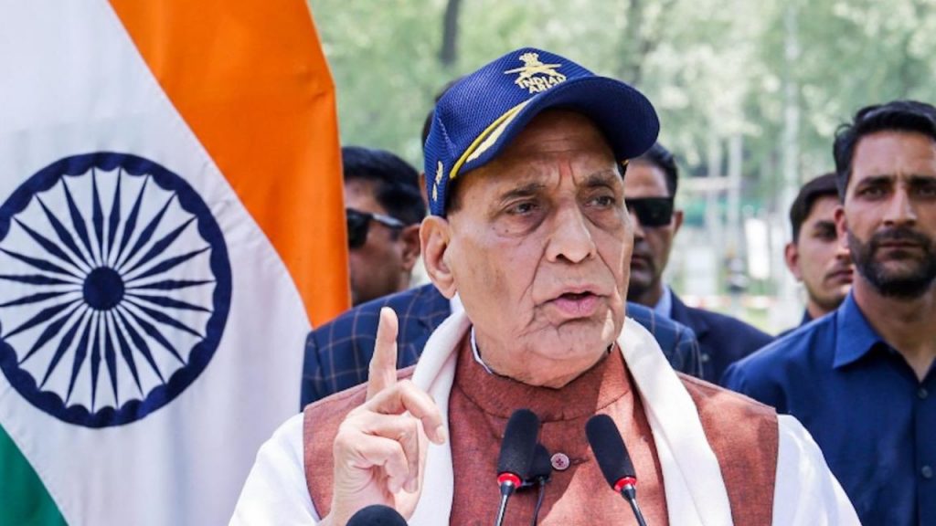 Defense Minister Rajnath Singh