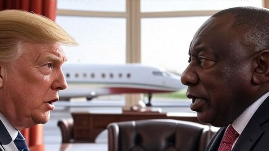 Donald Trump-Cyril Ramaphosa