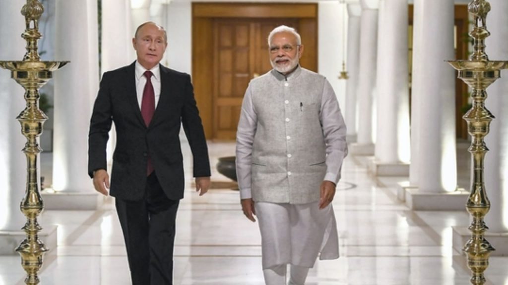 PM Modi And Vladimir Putin