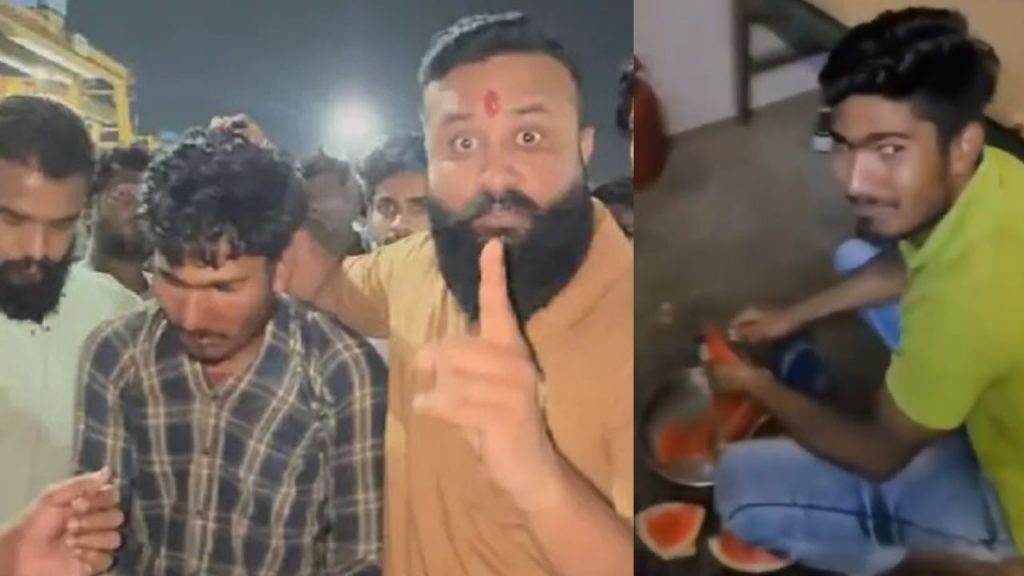 After raising the slogan of Pakistan Zindabad, the Karni Sena beat up the accused youth.