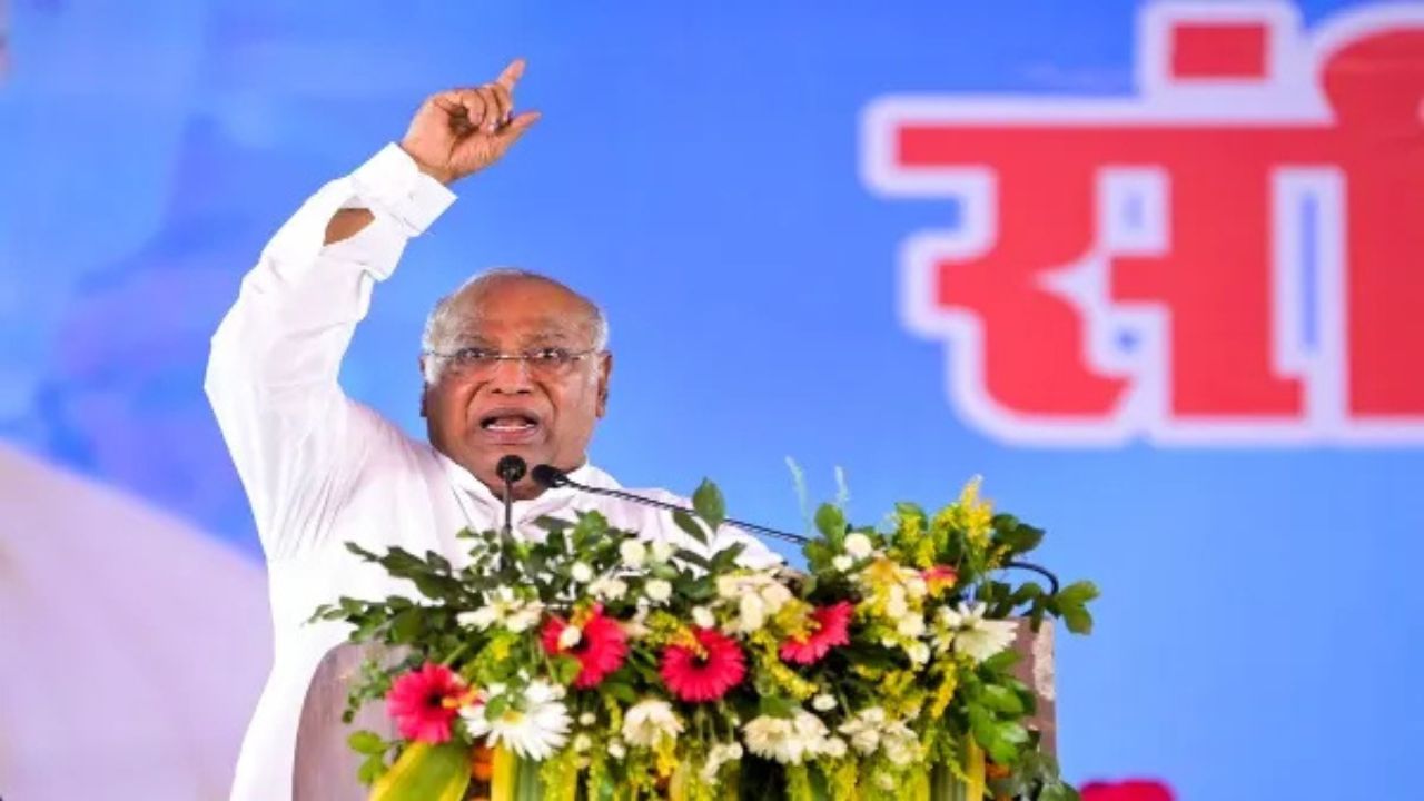 Congress President Mallikarjun Kharge.