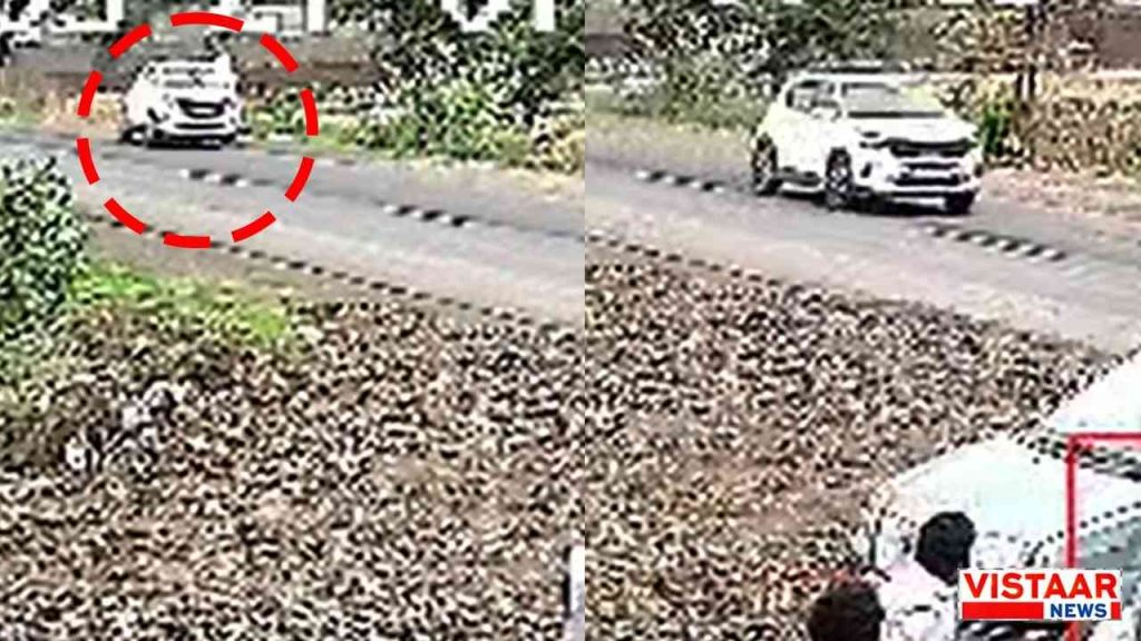 A man who went out for a morning walk was crushed by a speeding car