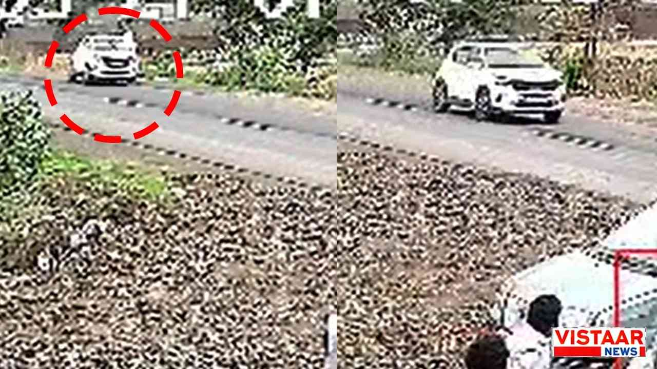 A man who went out for a morning walk was crushed by a speeding car