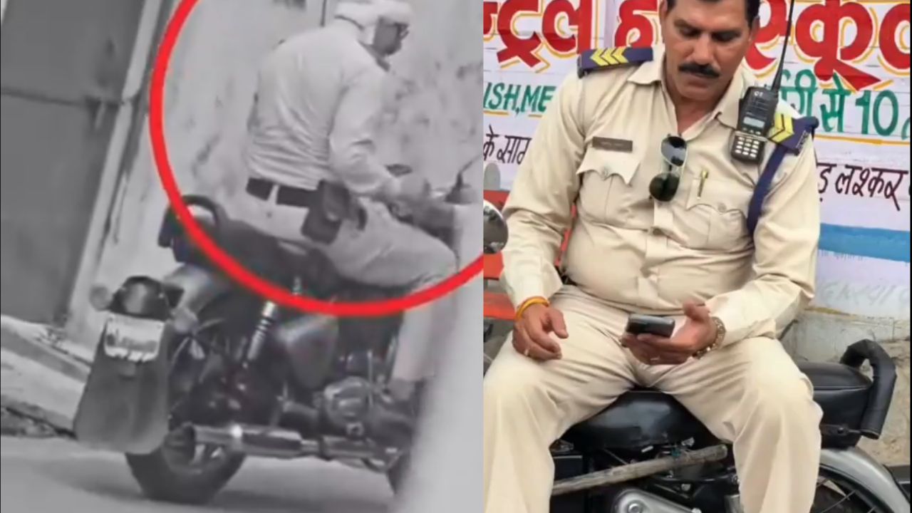 Video of policeman extorting money goes viral