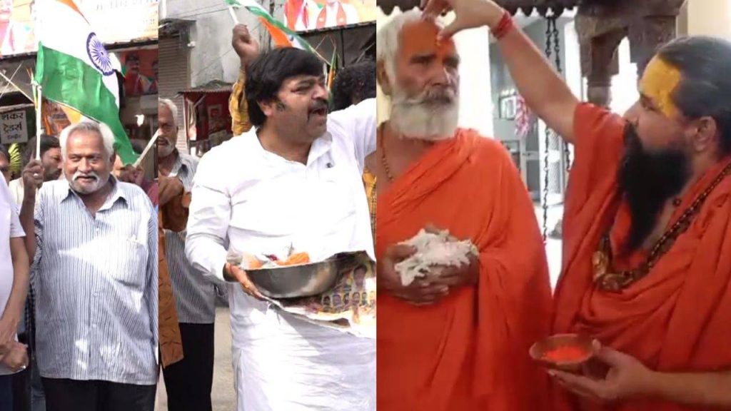 People in Indore celebrated Operation Sindoor and distributed sweets